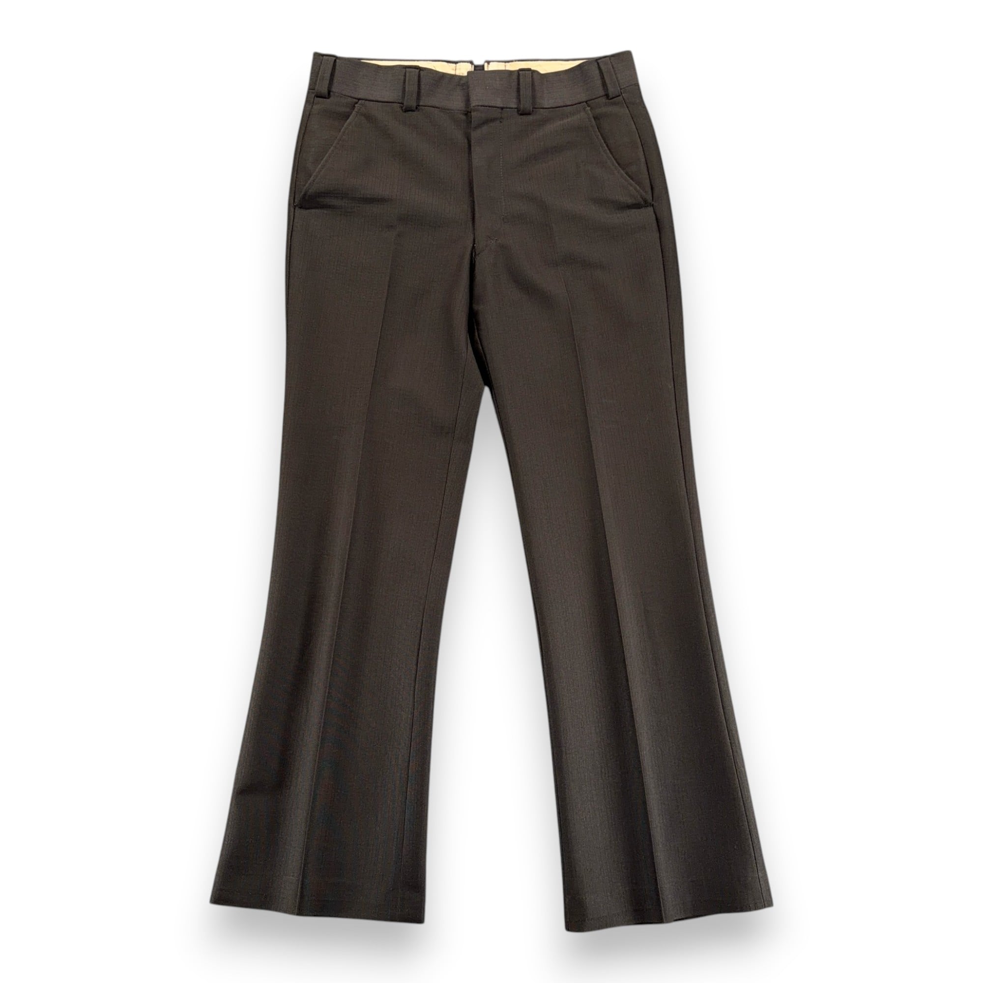 Vintage Meis Suit Mens 36 32x30 Pants Brown Flared Satin Lined 2pc Disco USA 70s-10 Vintage Meis Suit Mens 36 32x30 Pants Brown Flared Satin Lined 2pc Disco USA 70s