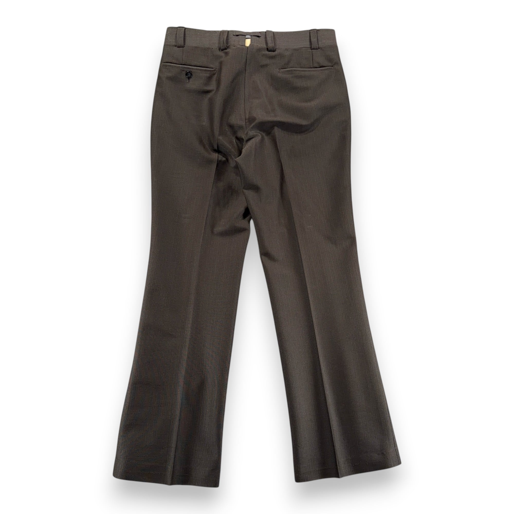 Vintage Meis Suit Mens 36 32x30 Pants Brown Flared Satin Lined 2pc Disco USA 70s-11 Vintage Meis Suit Mens 36 32x30 Pants Brown Flared Satin Lined 2pc Disco USA 70s