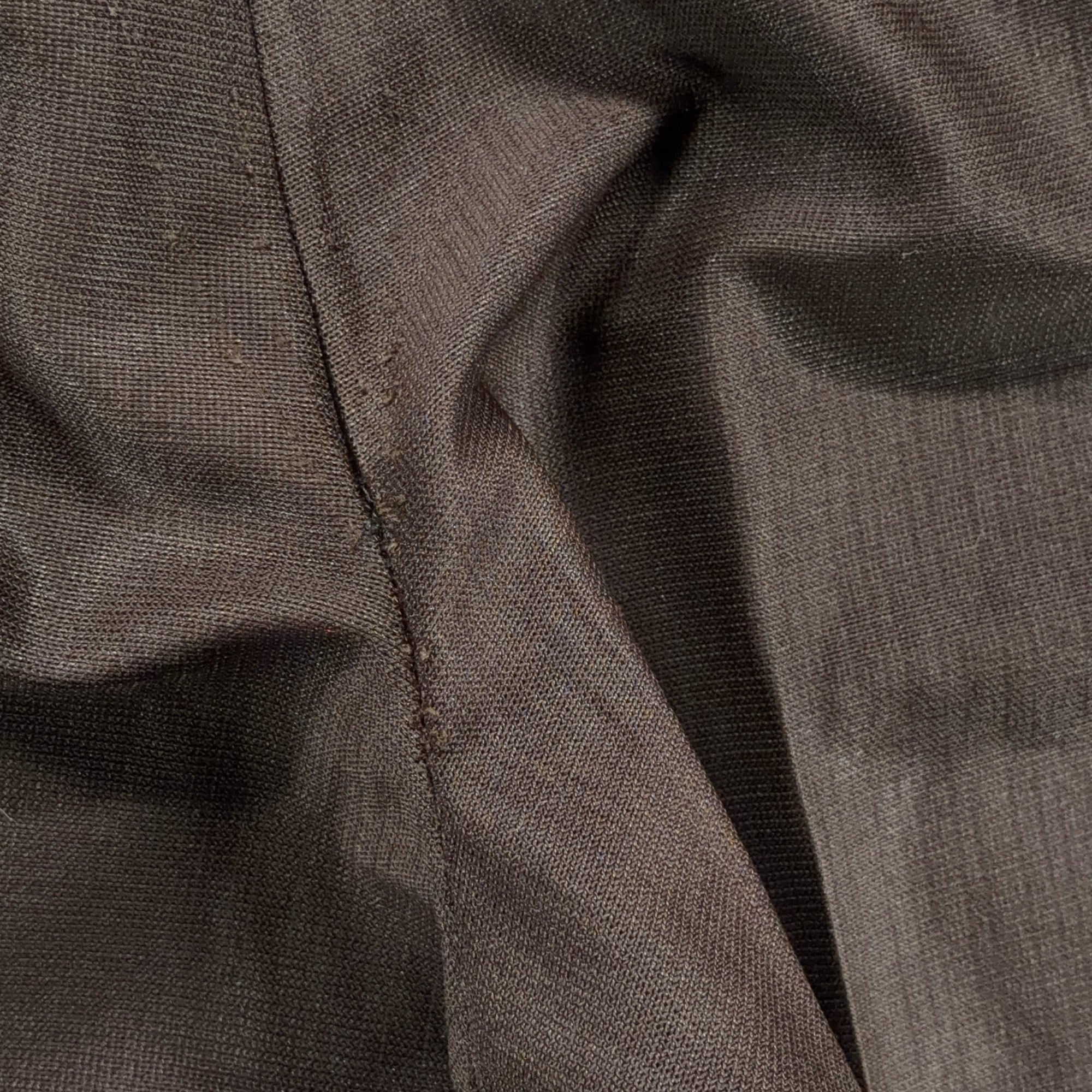 Vintage Meis Suit Mens 36 32x30 Pants Brown Flared Satin Lined 2pc Disco USA 70s-17 Vintage Meis Suit Mens 36 32x30 Pants Brown Flared Satin Lined 2pc Disco USA 70s