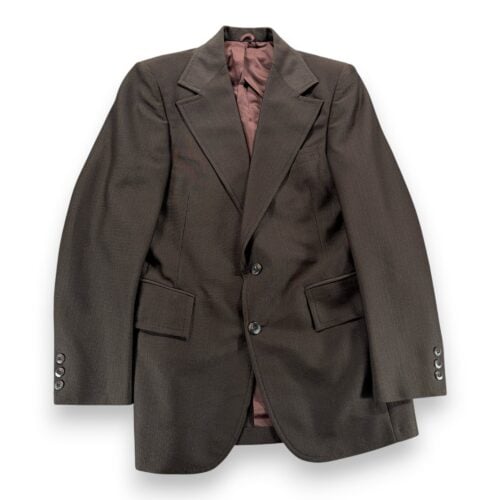Vintage Meis Suit Mens 36 32×30 Pants Brown Flared Satin Lined 2pc Disco USA 70s-2 Vintage Meis Suit Mens 36 32x30 Pants Brown Flared Satin Lined 2pc Disco USA 70s