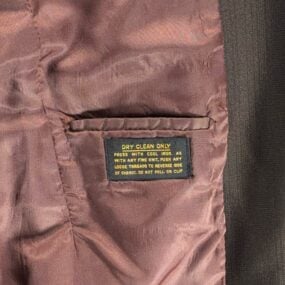 Vintage Meis Suit Mens 36 32x30 Pants Brown Flared Satin Lined 2pc Disco USA 70s