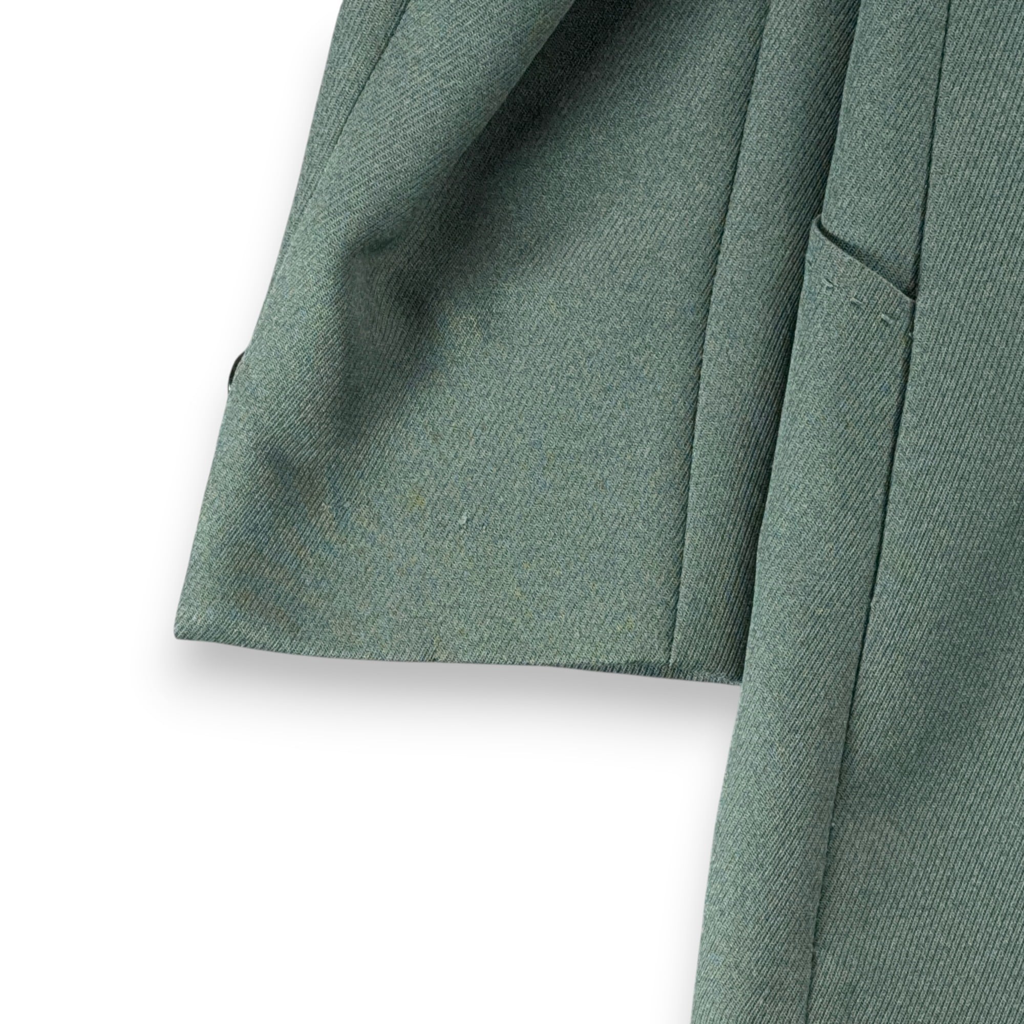 Vintage Jaymar Leisure Suit Mens 42 34x31 Pants Green Paisley Talon USA 2pc 70s-11 Vintage Jaymar Leisure Suit Mens 42 34x31 Pants Green Paisley Talon USA 2pc 70s