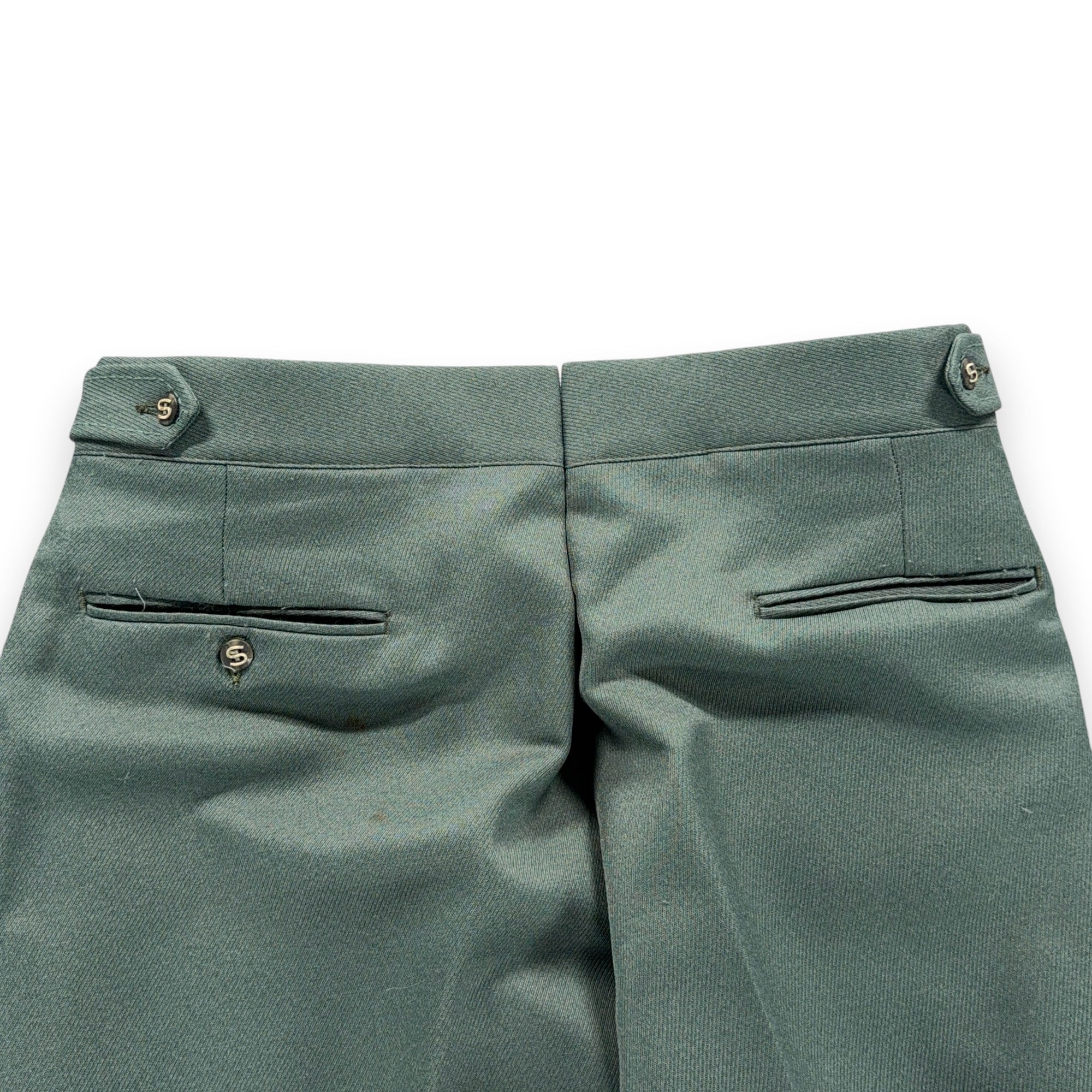 Vintage Jaymar Leisure Suit Mens 42 34x31 Pants Green Paisley Talon USA 2pc 70s-16 Vintage Jaymar Leisure Suit Mens 42 34x31 Pants Green Paisley Talon USA 2pc 70s
