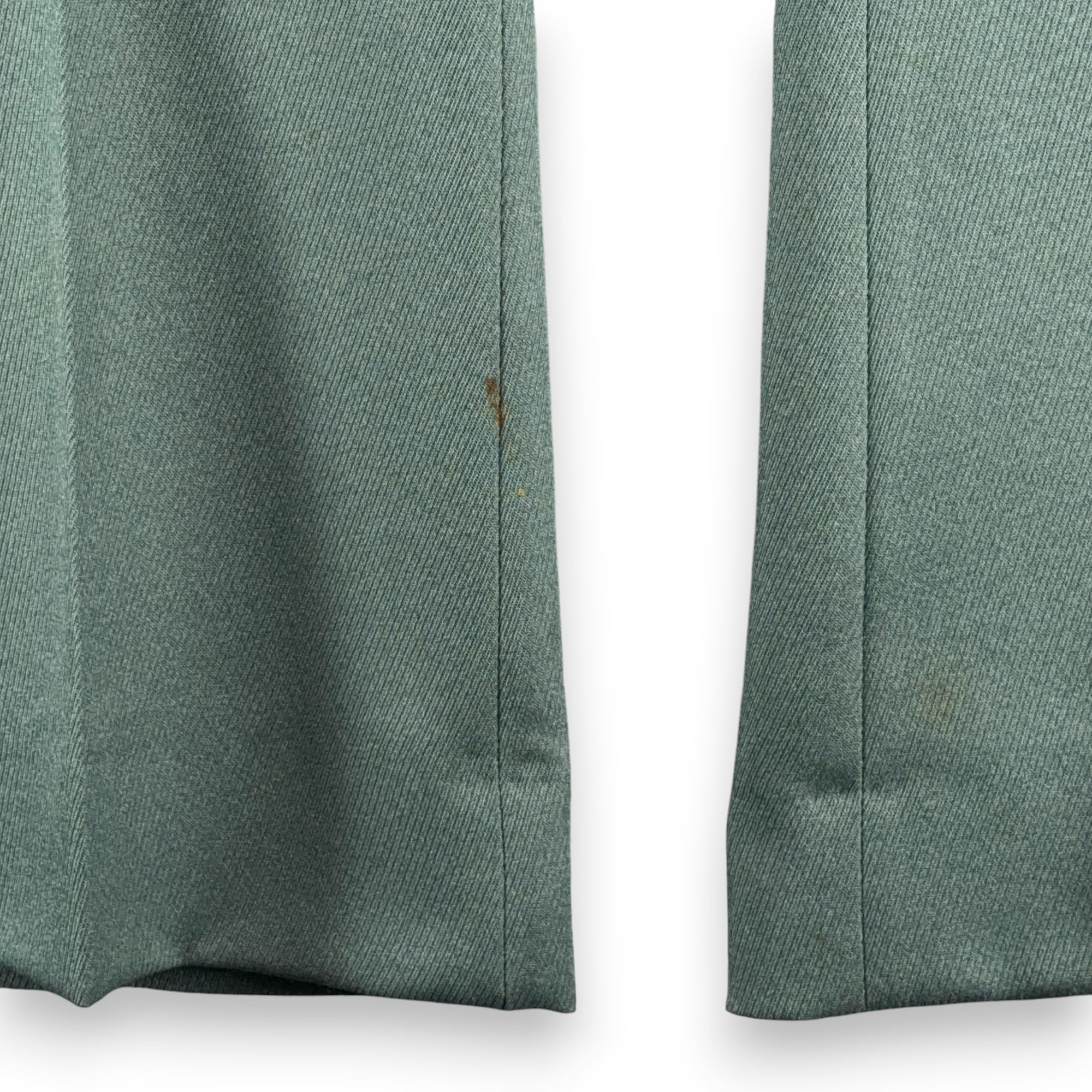 Vintage Jaymar Leisure Suit Mens 42 34x31 Pants Green Paisley Talon USA 2pc 70s-17 Vintage Jaymar Leisure Suit Mens 42 34x31 Pants Green Paisley Talon USA 2pc 70s