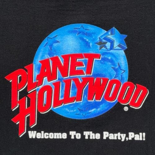 Vintage Planet Hollywood Shirt Adult EXTRA LARGE Black Lipton Brisk Tea USA 90s-2 Vintage Planet Hollywood Shirt Adult EXTRA LARGE Black Lipton Brisk Tea USA 90s