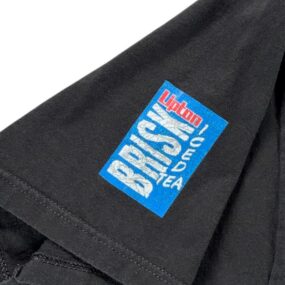 Vintage Planet Hollywood Shirt Adult EXTRA LARGE Black Lipton Brisk Tea USA 90s