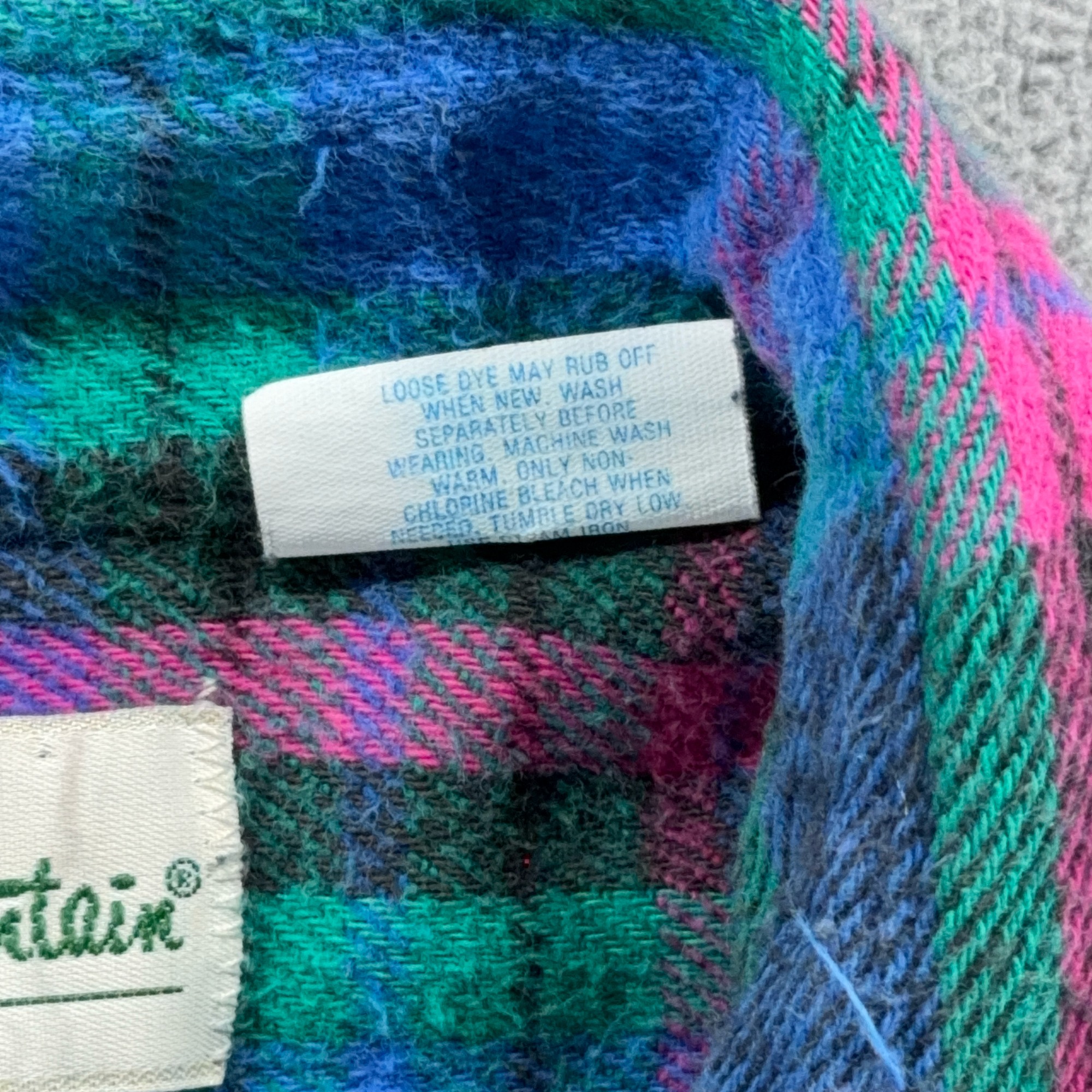Vintage Gander Mountain Shirt Adult EXTRA LARGE Blue Pink Plaid Flannel USA 90s-6 Vintage Gander Mountain Shirt Adult EXTRA LARGE Blue Pink Plaid Flannel USA 90s