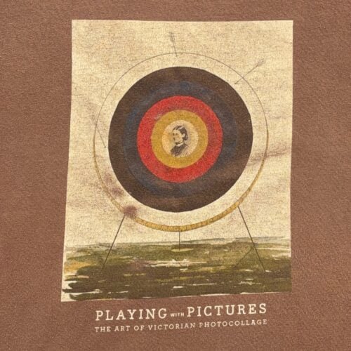Playing With Pictures Shirt Adult MEDIUM Brown Victorian Photocollage Exhibit-2 Playing With Pictures Shirt Adult MEDIUM Brown Victorian Photocollage Exhibit