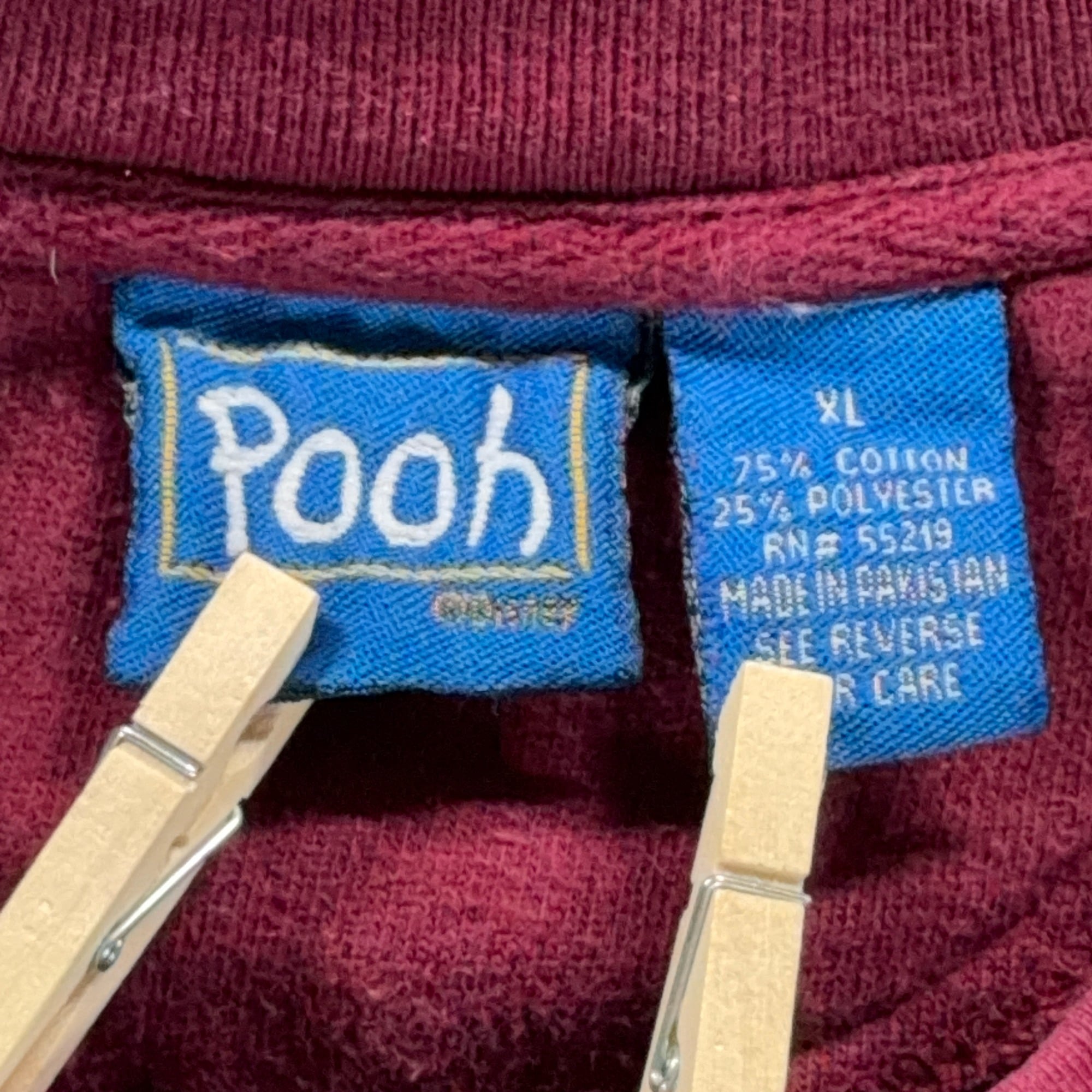 Vintage Winnie Pooh Sweater Adult EXTRA LARGE Red Gray Sweatshirt Disney 90s-6 Vintage Winnie Pooh Sweater Adult EXTRA LARGE Red Gray Sweatshirt Disney 90s