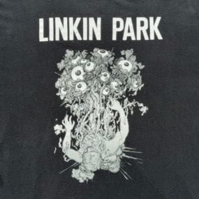 Linkin Park Shirt Adult 2XL XXL Black Band Tee Eyeball Guts Graphic Nu Metal Y2K