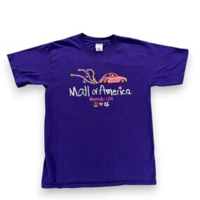 Vintage Mall America Shirt Adult MEDIUM Purple Minnesota Peace VW Beetle Bug 90s