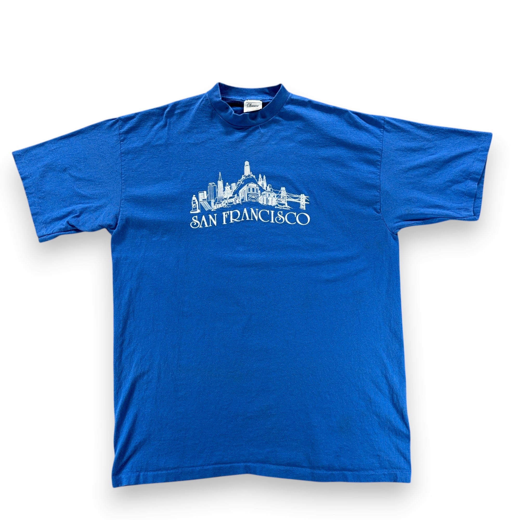 Vintage San Francisco Shirt Adult EXTRA LARGE Blue Skyline Single Stitch USA 80s-1 Vintage San Francisco Shirt Adult EXTRA LARGE Blue Skyline Single Stitch USA 80s
