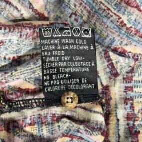 Vintage Bachrach Polo Shirt Adult EXTRA LARGE Black Red Biggie Style Striped 90s