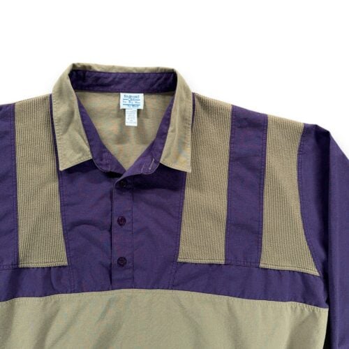 Vintage Boulevard Polo Shirt Adult 3XL XXXL Brown Purple Color Block Banded 90s-2 Vintage Boulevard Polo Shirt Adult 3XL XXXL Brown Purple Color Block Banded 90s