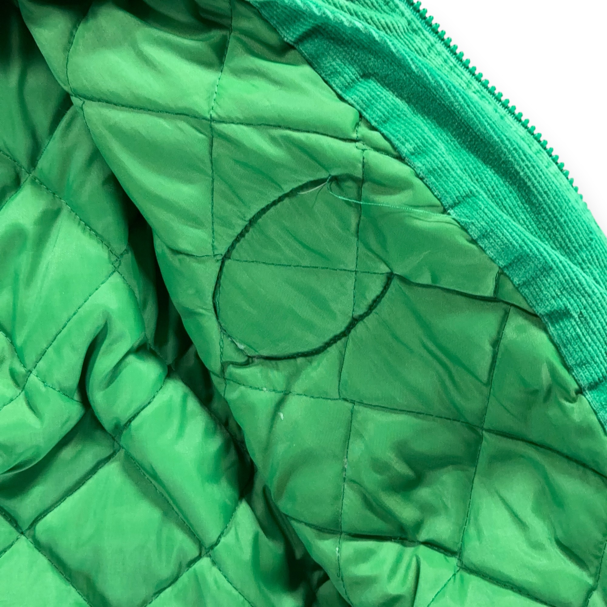 Vintage Corduroy Bomber Jacket Adult MEDIUM Green CCS Patch Workwear USA 80s-10 Vintage Corduroy Bomber Jacket Adult MEDIUM Green CCS Patch Workwear USA 80s