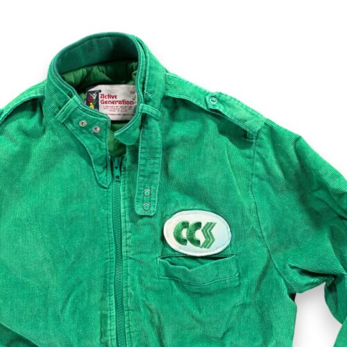 Vintage Corduroy Bomber Jacket Adult MEDIUM Green CCS Patch Workwear USA 80s-2 Vintage Corduroy Bomber Jacket Adult MEDIUM Green CCS Patch Workwear USA 80s
