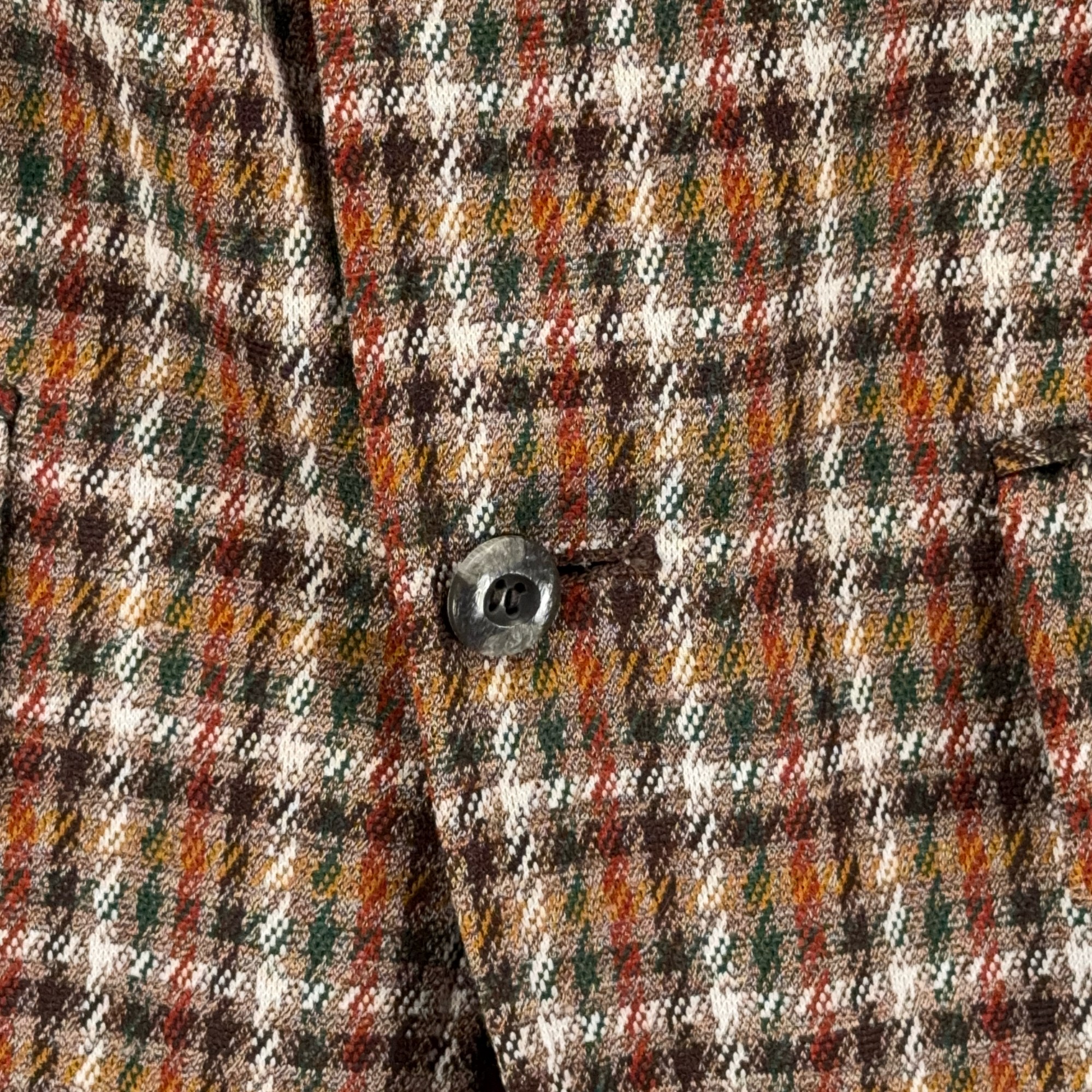 Vintage Houndstooth Jacket Mens 38 Brown Blazer Gun Club Check Rugby USA 70s-6 Vintage Houndstooth Jacket Mens 38 Brown Blazer Gun Club Check Rugby USA 70s