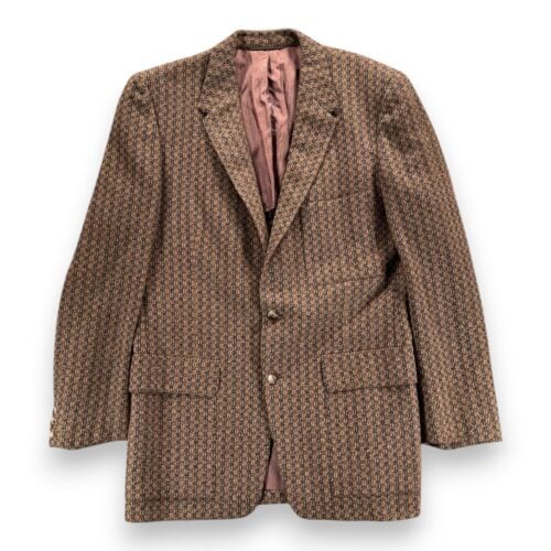Vintage Eagle Clothes Jacket Mens 40 Brown Blazer Sport Coat Union Tweed USA 60s