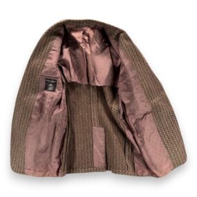 Vintage Eagle Clothes Jacket Mens 40 Brown Blazer Sport Coat Union Tweed USA 60s