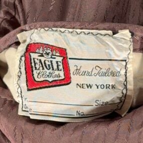 Vintage Eagle Clothes Jacket Mens 40 Brown Blazer Sport Coat Union Tweed USA 60s