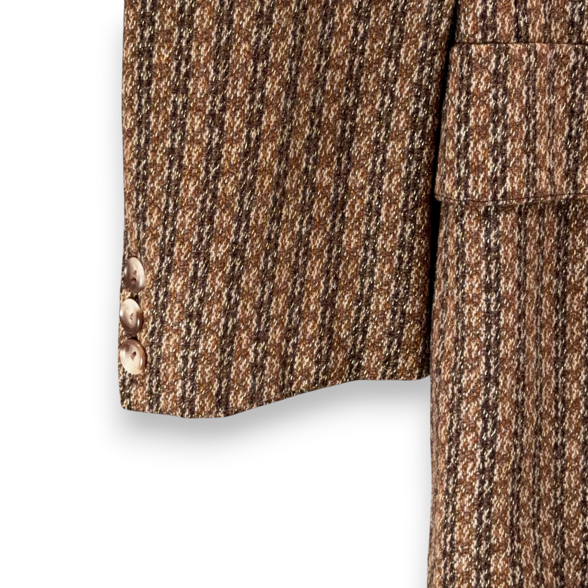 Vintage Eagle Clothes Jacket Mens 40 Brown Blazer Sport Coat Union Tweed USA 60s-9 Vintage Eagle Clothes Jacket Mens 40 Brown Blazer Sport Coat Union Tweed USA 60s