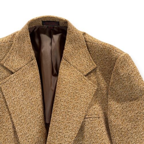 Vintage Sir Walter Jacket Mens 40 Brown Blazer University Double Knit Fleck 70s-2 Vintage Sir Walter Jacket Mens 40 Brown Blazer University Double Knit Fleck 70s