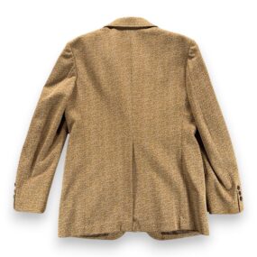 Vintage Sir Walter Jacket Mens 40 Brown Blazer University Double Knit Fleck 70s
