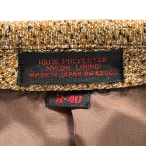 Vintage Sir Walter Jacket Mens 40 Brown Blazer University Double Knit Fleck 70s