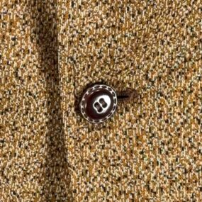 Vintage Sir Walter Jacket Mens 40 Brown Blazer University Double Knit Fleck 70s