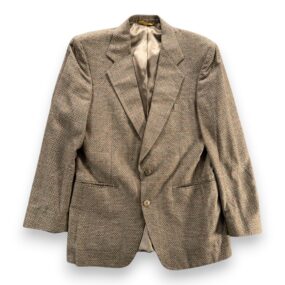 Vintage Kuppenheimer Jacket Mens 40 Brown Plaid Blazer Premier Edition 80s