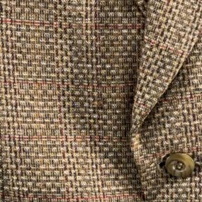 Vintage Kuppenheimer Jacket Mens 40 Brown Plaid Blazer Premier Edition 80s