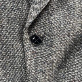 Vintage Magee Donegal Tweed Jacket Mens 44 Gray Wool Blazer Moores Ireland 80s