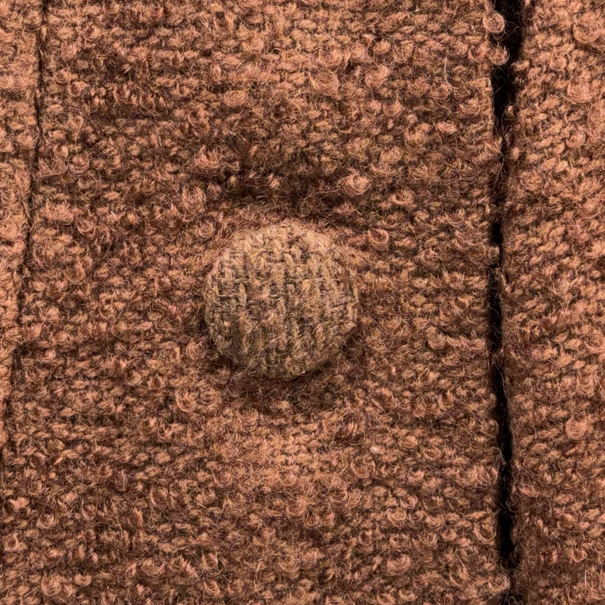 Vintage Coronet Coat Womens MEDIUM Brown Swing Fur Collar Boucle Union USA 60s-9 Vintage Coronet Coat Womens MEDIUM Brown Swing Fur Collar Boucle Union USA 60s