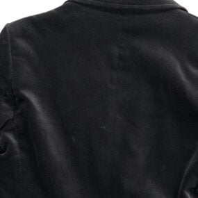 Vintage Paul Boye Suit Mens 36 28x33 Pants Black Cotton Velvet Blazer 2pc 80s