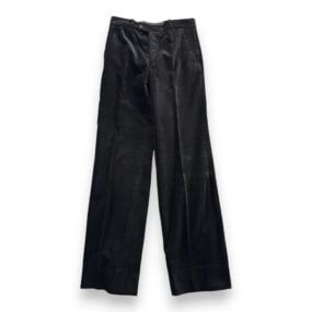 Vintage Paul Boye Suit Mens 36 28x33 Pants Black Cotton Velvet Blazer 2pc 80s