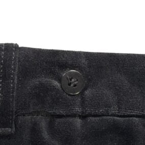 Vintage Paul Boye Suit Mens 36 28x33 Pants Black Cotton Velvet Blazer 2pc 80s