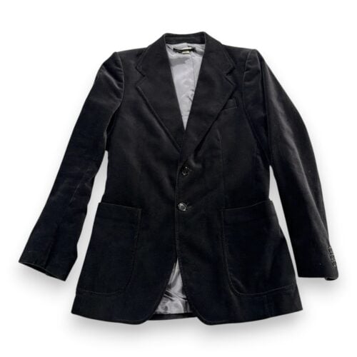 Vintage Paul Boye Suit Mens 36 28×33 Pants Black Cotton Velvet Blazer 2pc 80s-2 Vintage Paul Boye Suit Mens 36 28x33 Pants Black Cotton Velvet Blazer 2pc 80s
