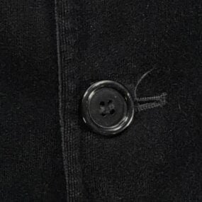 Vintage Paul Boye Suit Mens 36 28x33 Pants Black Cotton Velvet Blazer 2pc 80s