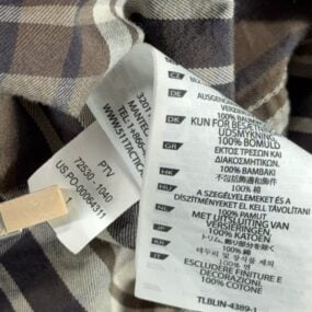 511 Tactical Western Shirt Adult LARGE Brown Gray Plaid Snap Front Utility