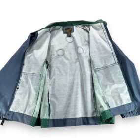 Vintage Arnold Palmer Rain Jacket Adult EXTRA LARGE Blue Golf PVC Raincoat 90s
