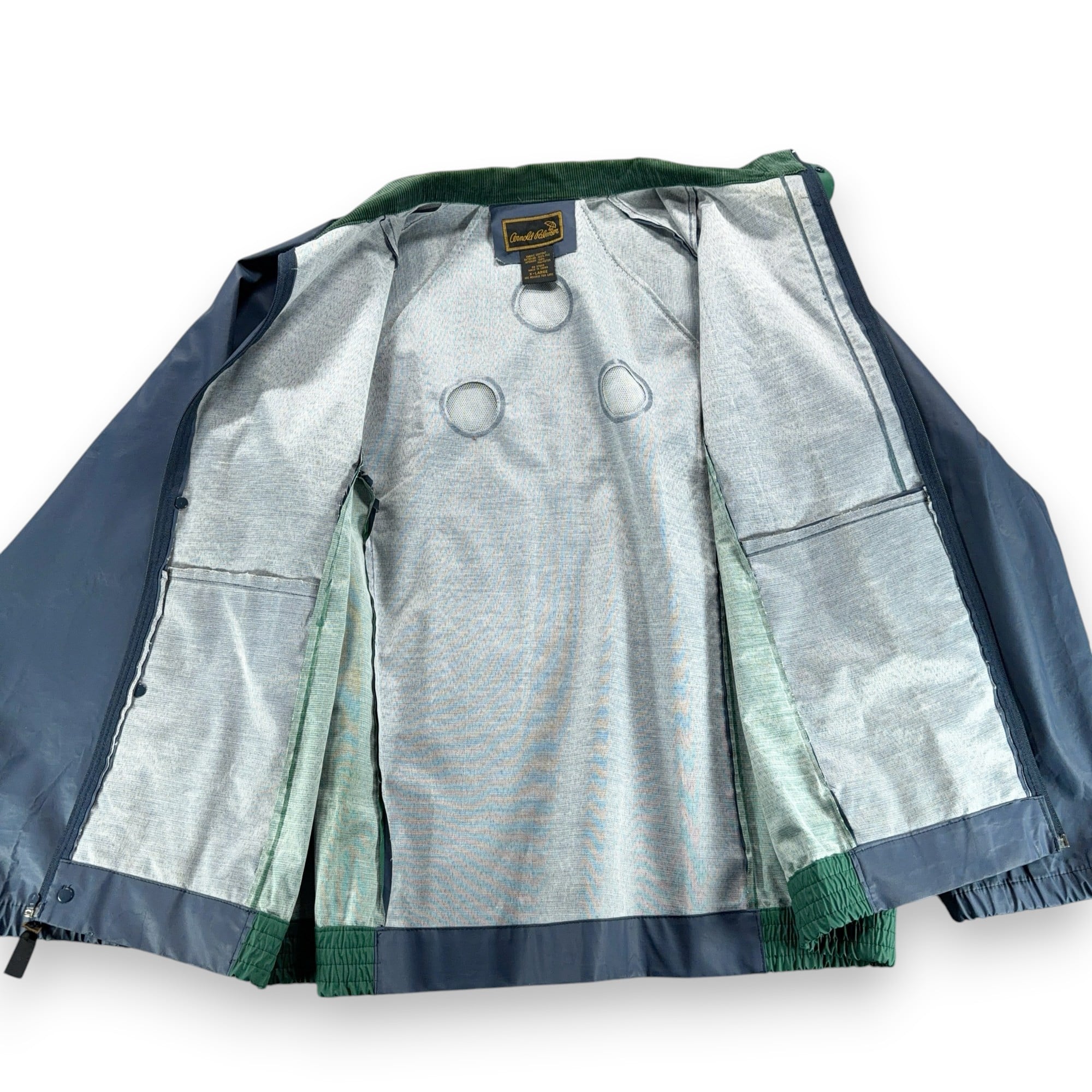 Vintage Arnold Palmer Rain Jacket Adult EXTRA LARGE Blue Golf PVC Raincoat 90s-4 Vintage Arnold Palmer Rain Jacket Adult EXTRA LARGE Blue Golf PVC Raincoat 90s