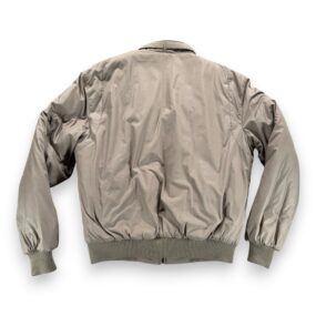 Vintage Members Only Jacket Adult LARGE Brown Racer Quilted Bomber Puffer 80s