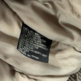 Vintage Members Only Jacket Adult LARGE Brown Racer Quilted Bomber Puffer 80s