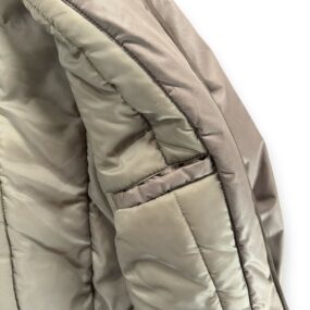 Vintage Members Only Jacket Adult LARGE Brown Racer Quilted Bomber Puffer 80s
