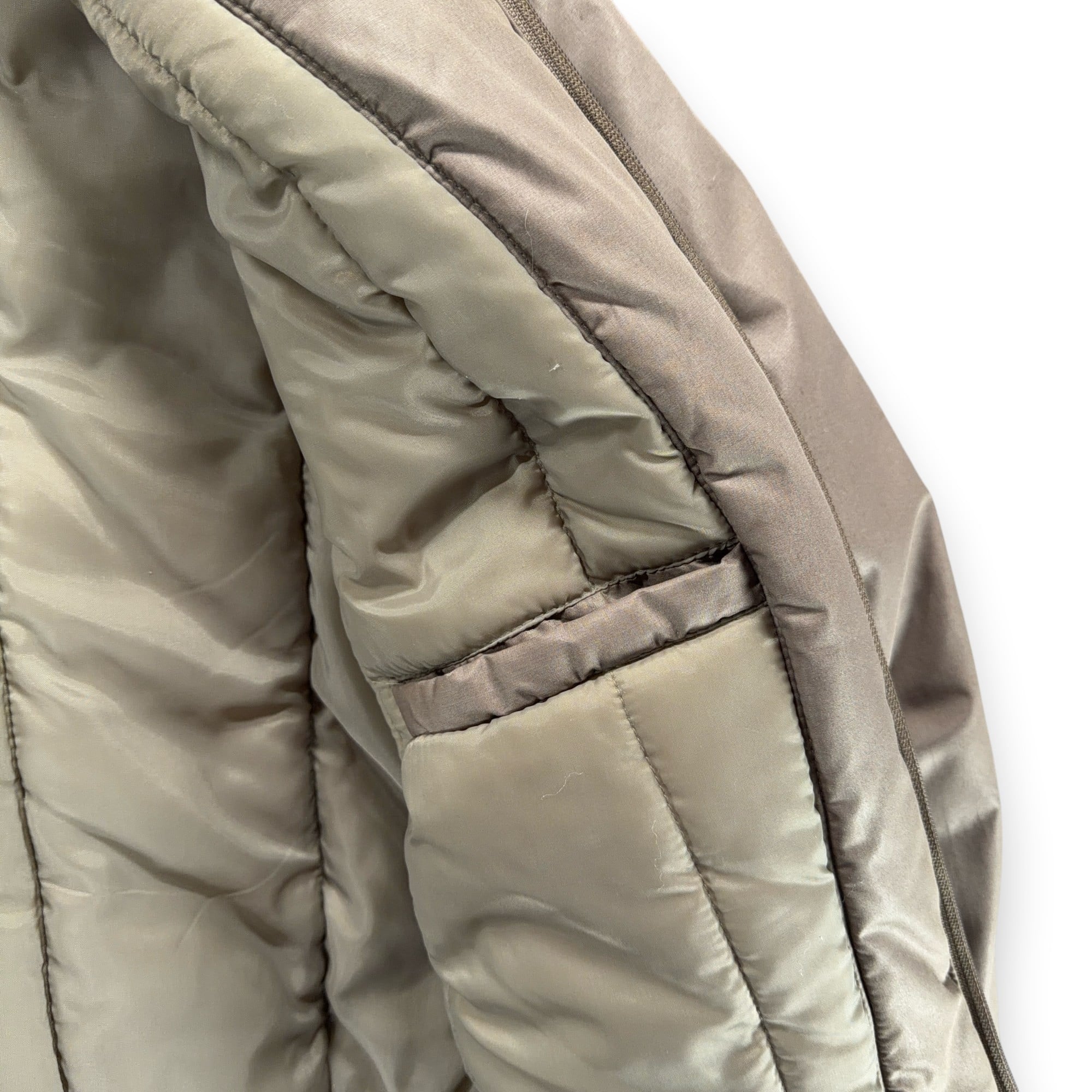 Vintage Members Only Jacket Adult LARGE Brown Racer Quilted Bomber Puffer 80s-7 Vintage Members Only Jacket Adult LARGE Brown Racer Quilted Bomber Puffer 80s
