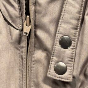 Vintage Members Only Jacket Adult LARGE Brown Racer Quilted Bomber Puffer 80s