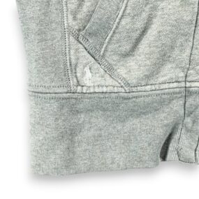 Vintage Polo Ralph Lauren Sweater Adult SMALL Gray Hoodie Sweatshirt Zip USA 90s