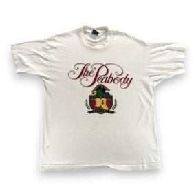 Vintage Peabody Hotel Shirt Adult EXTRA LARGE White Memphis Ducks USA 90s