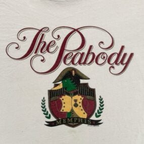 Vintage Peabody Hotel Shirt Adult EXTRA LARGE White Memphis Ducks USA 90s