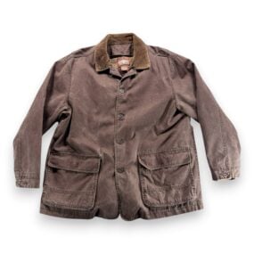 Vintage Levis Jacket Adult LARGE Brown Canvas Corduroy Barn Coat Chore Lined Y2K